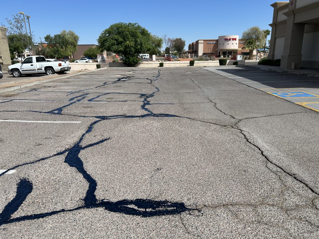 Parking Professionals Crack Sealing