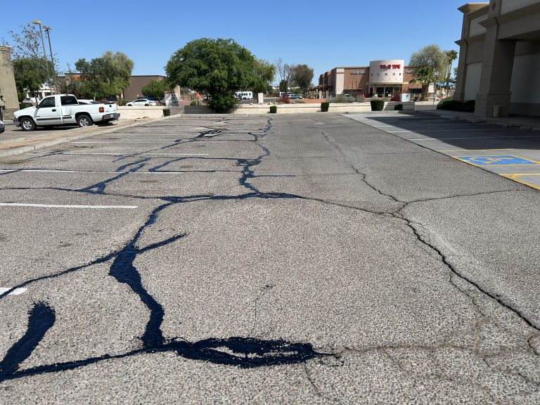 Parking professionals crack sealing