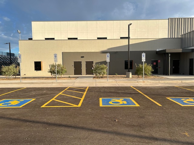 Parking professionals signage installation