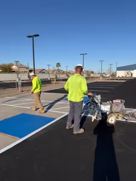 parking lot striping